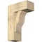 Ekena Millwork Funston Block Rough Sawn Bracket w/ Offset Brace, Douglas Fir, 8"W x 18"D x 26"H BKT0806X18X26FST05RDF - alternate 1